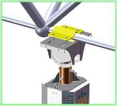50 RPM Tienda de refrigeración de aire Garage HVL ventilador de techo industrial 3