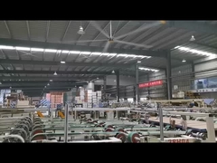 1.5KW Fuente de alimentación de 5 cuchillas 7.3m 24FT JUNYI Industrial HVLS ventilador de techo para industrial