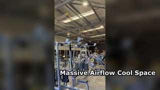 Ver demostración de ventiladores de baja velocidad y alto volumen, 6 aspas, 16 pies y 5,0 m