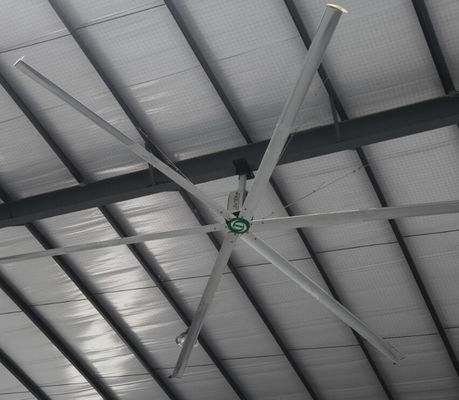 Aire de refrigeración techos techos ventiladores HVLS industriales enormes 24 pies
