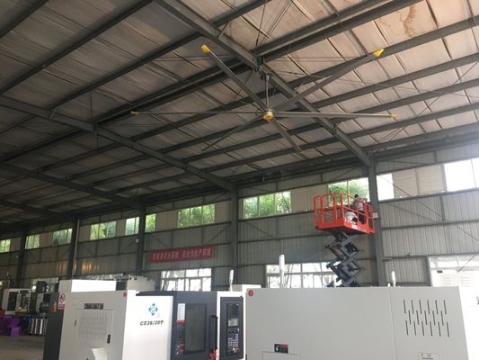 Un buen precio. Techo industrial de 16FT Al-Mg Blade para refrigeración y ventilación de aire dentro del almacén DX-7.3 en línea