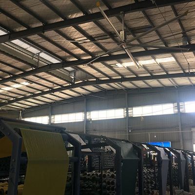 Un buen precio. Al-Mg Material de ventilador de techo de cuchilla para refrigeración de almacenes industriales Motor Pmsm en línea