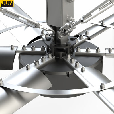 Un buen precio. 5.0m 16FT Bajo ruido Gran viento Flujo de aire Garaje Vent Gigante Industrial HVL Gran ventilador de techo en línea