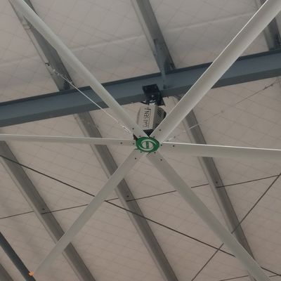 Un buen precio. Ventilación caja de engranajes motor palo montado ventilador de techo HVLS para el hogar en línea