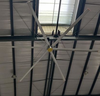 Un buen precio. 7.3M 24 FooT Pmsm Motor Ventilación industrial Ventiladores HVLS grandes en línea