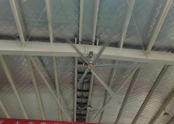 Un buen precio. 1.5kw PMSM Motor de aleación Al Mg Ventiladores de techo gigantes 380AC para espacios deportivos interiores en línea