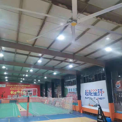 Un buen precio. El control button rápido ajusta las fans industriales grandes de HVLS para que haya ventilación del gimnasio en línea