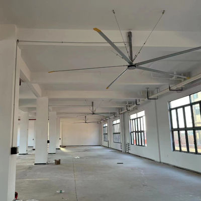 Un buen precio. fans de techo industriales en grandes cantidades de 220V 1.5kw HVLS con el motor eléctrico del imán permanente en línea
