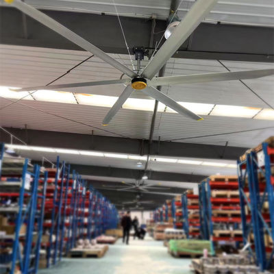 Un buen precio. 5.5m 18FT Directo Gimnasio de seguridad ventilador HVLS comercial con el techo de montaje y la función de enfriamiento en línea