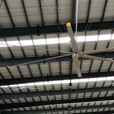Un buen precio. Aluminio de aleación de magnesio 7.3m 24FT gran ventilador de techo industrial para hoteles y soluciones de ventilación en línea