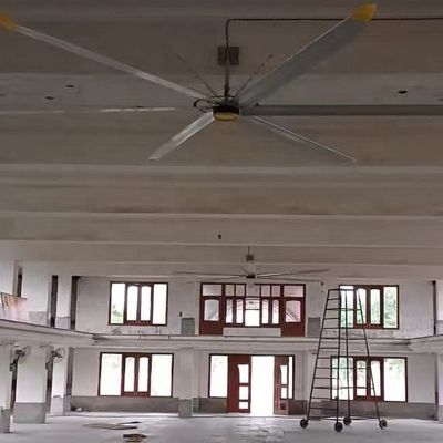 Un buen precio. 6.1m 20FT CONTROLLER PMSM Motor sin escobillas Gran ventilador HVLS de techo industrial para enfriamiento en línea