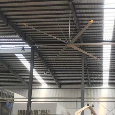 Un buen precio. Potente 5Pcs Al-Mg de aleación cuchilla 7,3m 24FT ventilador HVLS industrial para enfriamiento de almacén y ventilación en línea
