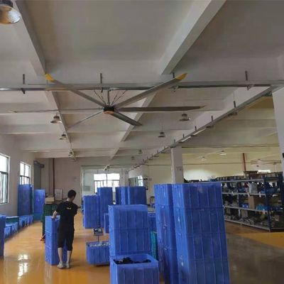 Un buen precio. Cuchilla de aleación Al-Mg 5.5m 18ft Ventilador HVLS directo para gimnasio Restaurante Planta de fabricación hogar en línea