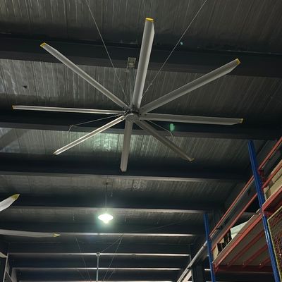 Un buen precio. Refrigeración por aire de alto volumen 3.6m 12FT ventilador de techo HVLS industrial grande con 8 hojas en línea