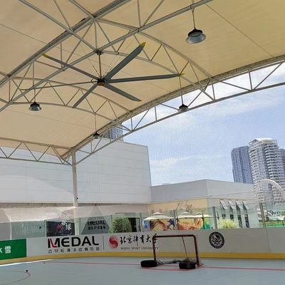 Un buen precio. 5.0m 16FT HVLS ventilador de techo ventilador de aire acondicionado eléctrico con motor PMSM en línea