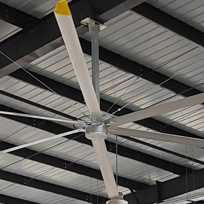 Un buen precio. 1.5kw motor PMSM ventilador de techo industrial para ventilación de almacén y refrigeración de aire en línea