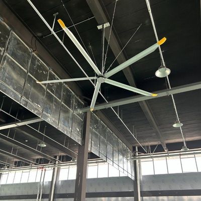 Un buen precio. Aleación de aluminio magnesio DX/DS Hvls ventilador de techo gigante con 6 cuchillas de personalización en línea
