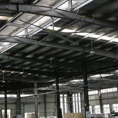 Un buen precio. Ventilador de techo industrial HVls Dispositivo de ventilación Ventilador de material de cuchilla de aluminio para estadio de gimnasio en línea