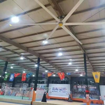Un buen precio. DX-7.3 24FT Gran ventilador de techo industrial HVls para el centro del gimnasio Diámetro 7.3 metros en línea