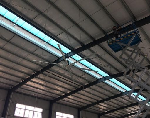 Un buen precio. Gran ventilador de techo industrial de almacén ventilador de motor PMSM en línea
