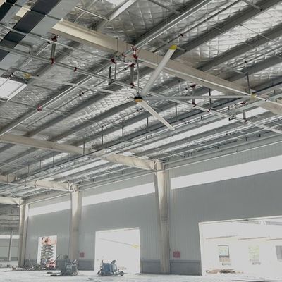 Un buen precio. Ventilador colgante de la casa con diámetro de 24 pies para refrigeración de aire Ventilador de motor Pmsm en línea