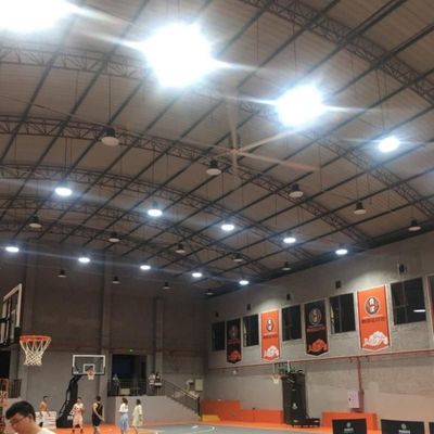 Un buen precio. Material de la hoja de Al-Mg 24FT caja de engranajes HVls ventilador de techo para ventilación de espacio grande en la cancha de baloncesto interior en línea