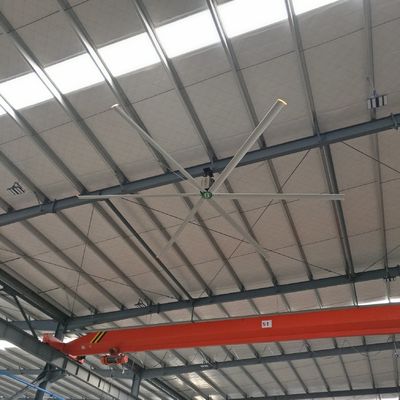 Un buen precio. Gran ventilador de techo HVLS de cuchilla en línea