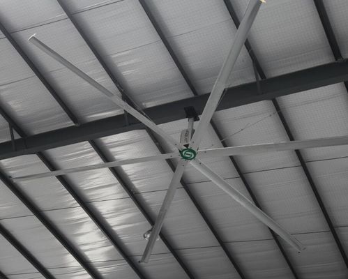 Un buen precio. Gran ventilador de techo de cuchilla de aluminio de baja velocidad en línea