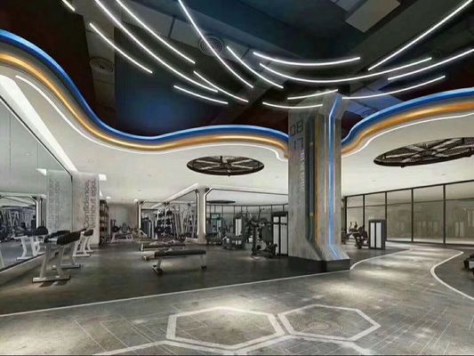 Un buen precio. Centro de gimnasio gran HVls 5 cuchillas caja de engranajes ventilador de techo en línea