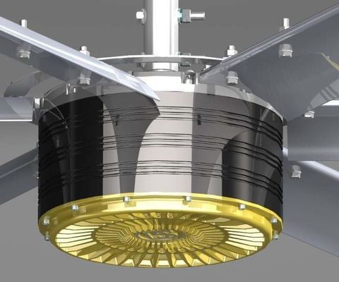 Un buen precio. Ventilación de 24 pies para enfriar ventiladores HVLS de gran tamaño en línea