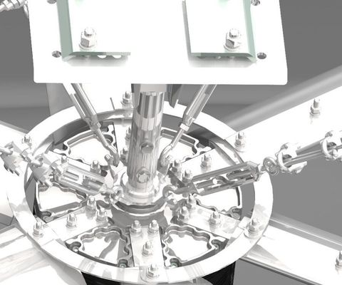 Un buen precio. 65RPM aire frío gigante gran cuchilla ventiladores industriales HVLS en línea