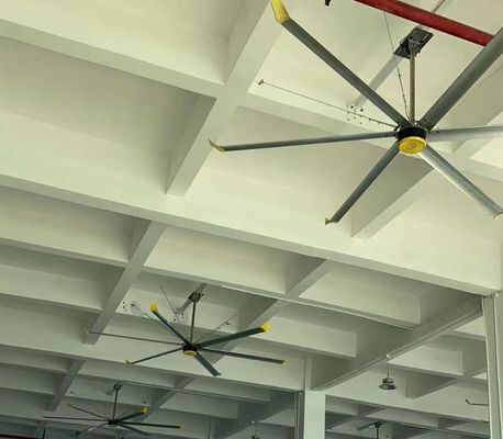Un buen precio. 24FooT Pmsm Motror Ventilador de techo de cuchilla de aluminio en línea