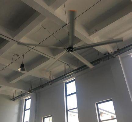 Un buen precio. 18FT 60 RPM ventilador de techo industrial de aire grande en línea