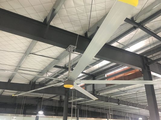 Un buen precio. Cuchilla de aluminio de baja velocidad Gran ventilador PMSM con motor de caja de engranajes en línea