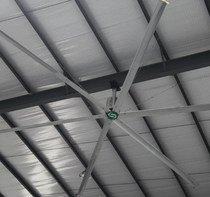 Un buen precio. Gran ventilador de techo industrial de 50 rpm 7.3M para garaje en línea