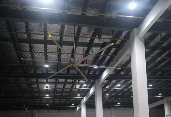 Un buen precio. 24FT Pmsm Ahorro de energía HVls ventilador de techo para la refrigeración del aire y la función de ventilación en línea